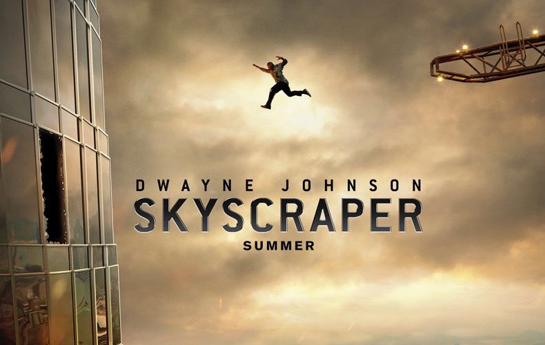 Dwayne Johnson in the Skyscraper Poster and Trailer Tease
