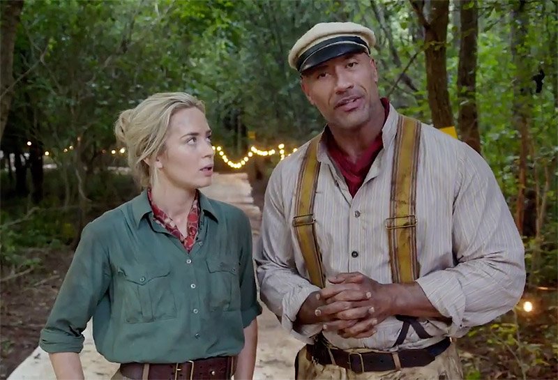 Jungle Cruise Movie: Dwayne Johnson & Emily Blunt Debut Video from Set
