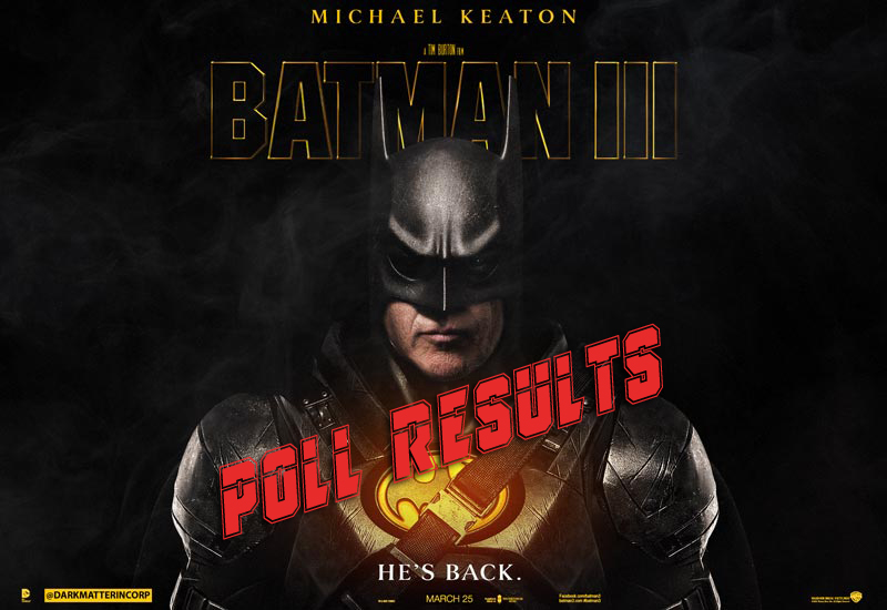POLL RESULTS: Should Tim Burton & Michael Keaton Make Batman III?