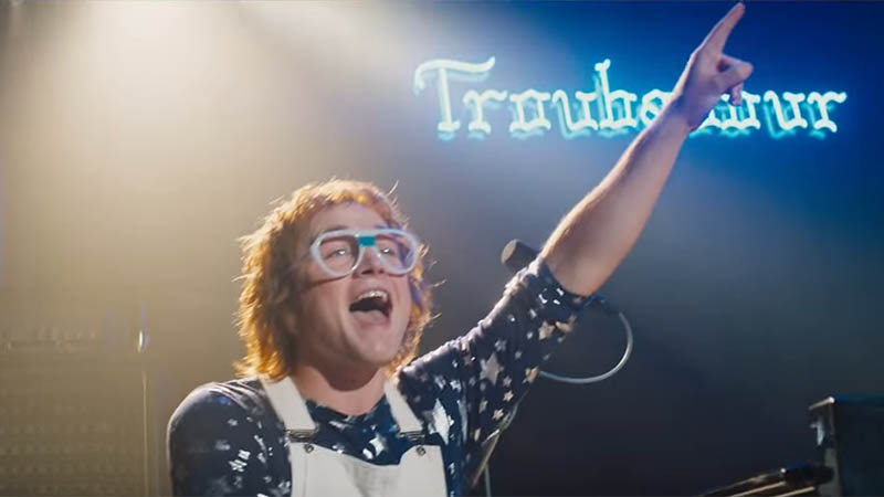 Taron Egerton Steps Up To The Mic For Rocketman Music Video