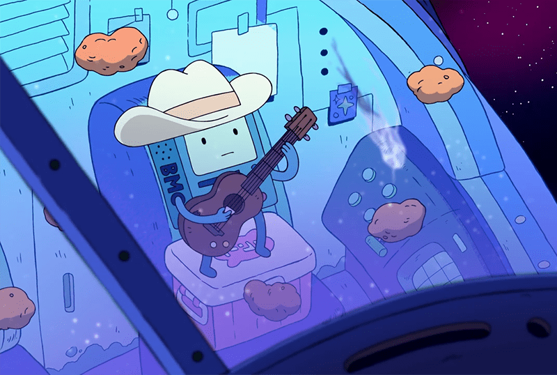 bmo in space adventure time