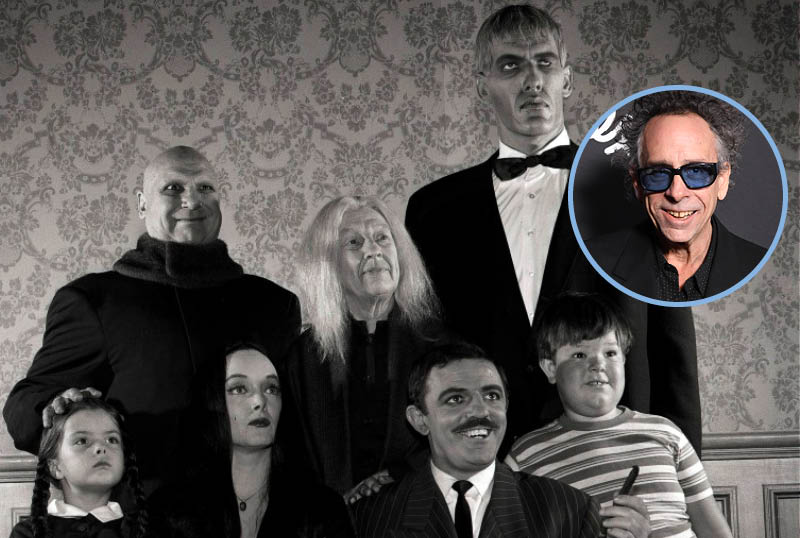 Tim Burton Developing Live Action The Addams Family Series