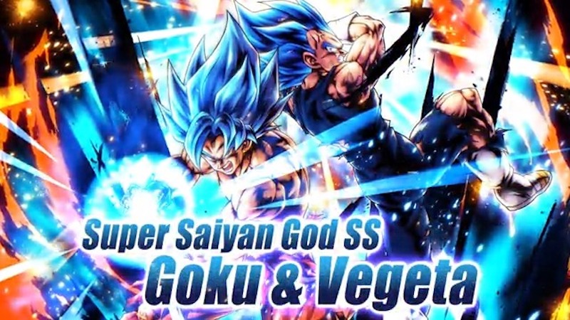 goku and vegeta super saiyan god