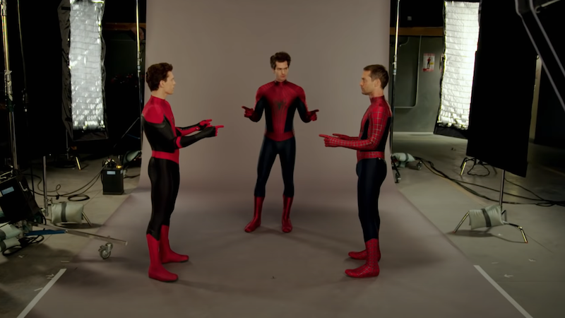 Spider-Man: No Way Home Rerelease Featurette Reunites Spider-Men