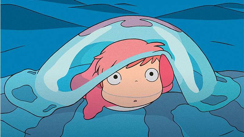 Ponyo  Studio Ghibli  Japanaese Animated Movie Art Poster  Large Art  Prints by Tallenge  Buy Posters Frames Canvas  Digital Art Prints   Small Compact Medium and Large Variants