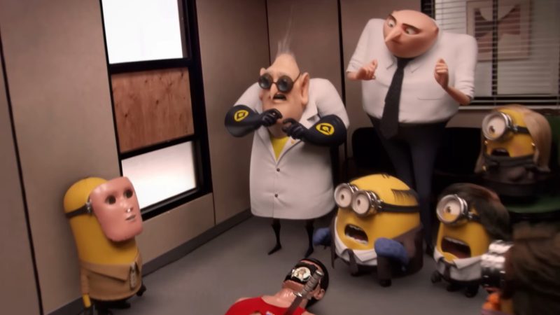 was getting back into innazuma eleven and remembered the weird ass  crossover with despicable me : r/animecirclejerk