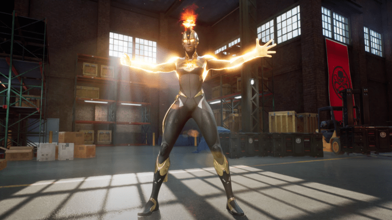 Captain Marvel Struts Her Stuff in a New Marvel's Midnight Suns