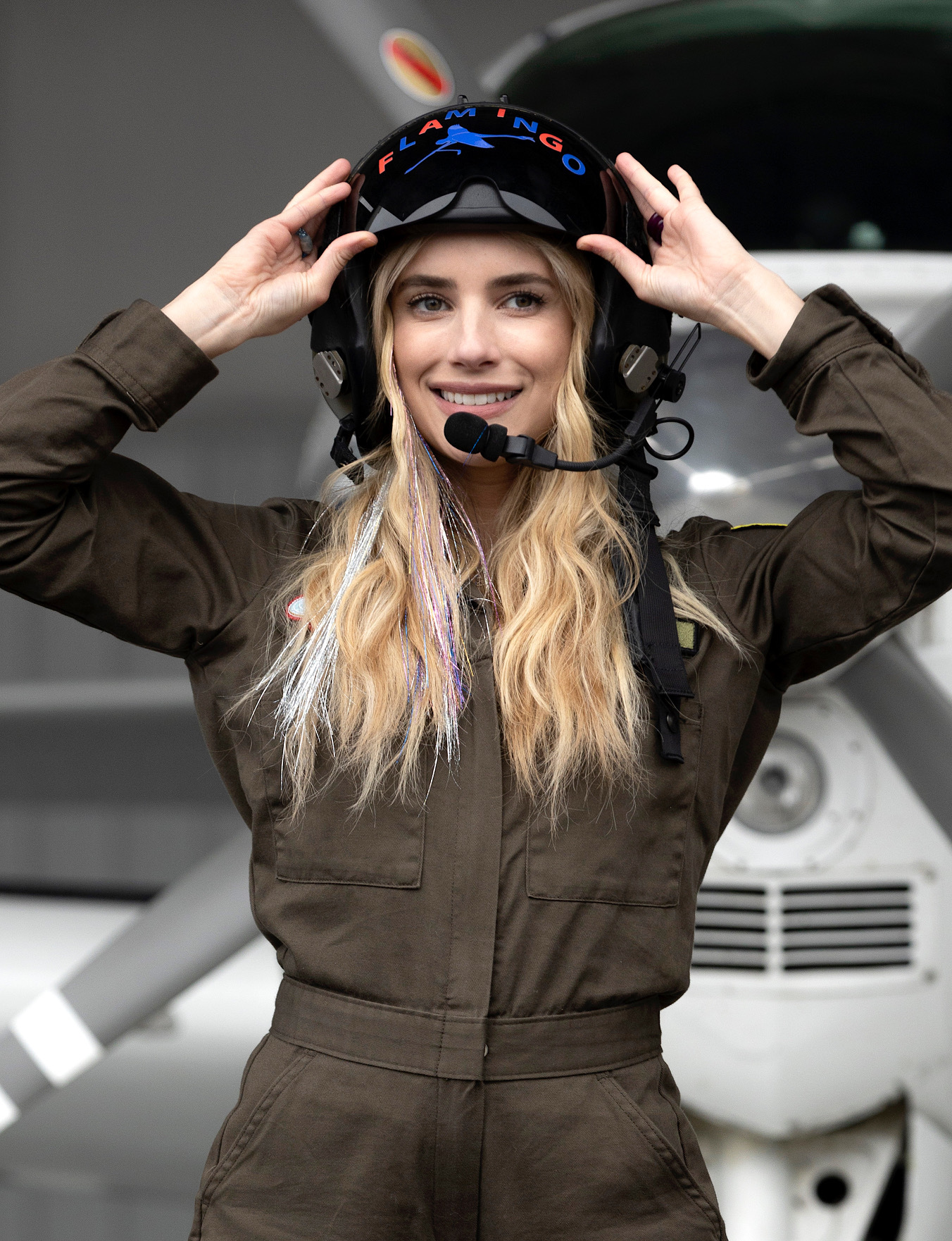 Space Cadet Emma Roberts Joins NASA in First Photo From Prime Movie