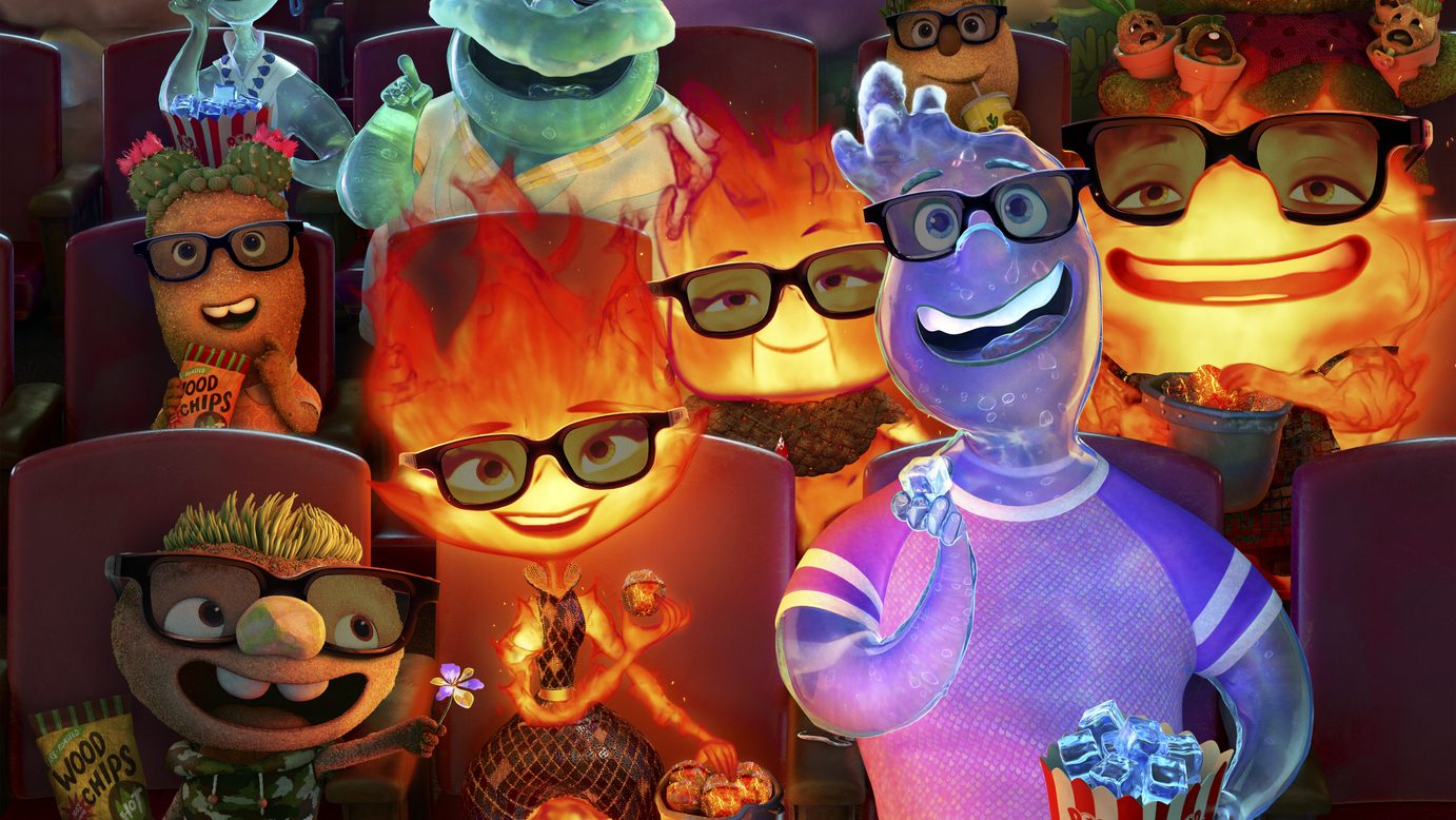 purple pixar characters
