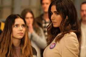 Emmanuelle Chriqui and Inde Navarrette in Superman & Lois