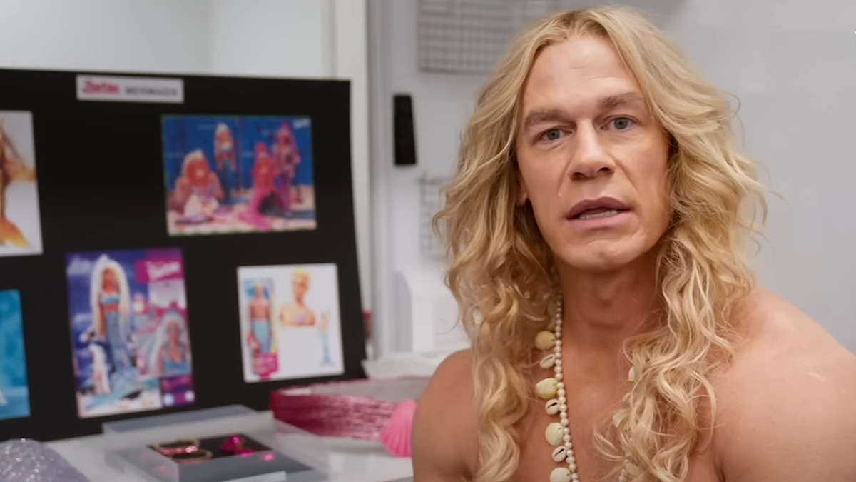 Barbie Cameos John Cena As Kenmaid Dua Lipa As Mermaid Barbie   Barbie Cameos 