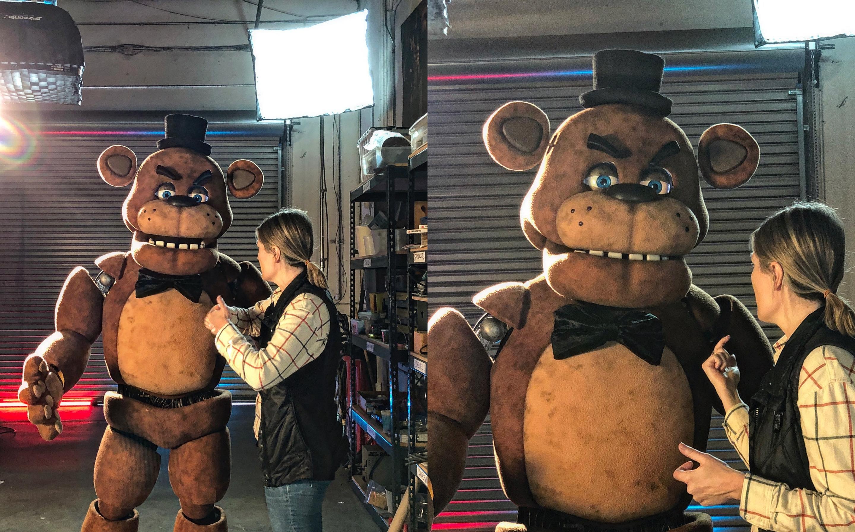 Five Nights at Freddy's Movie Photos Show BTS Look at Freddy Fazbear's ...