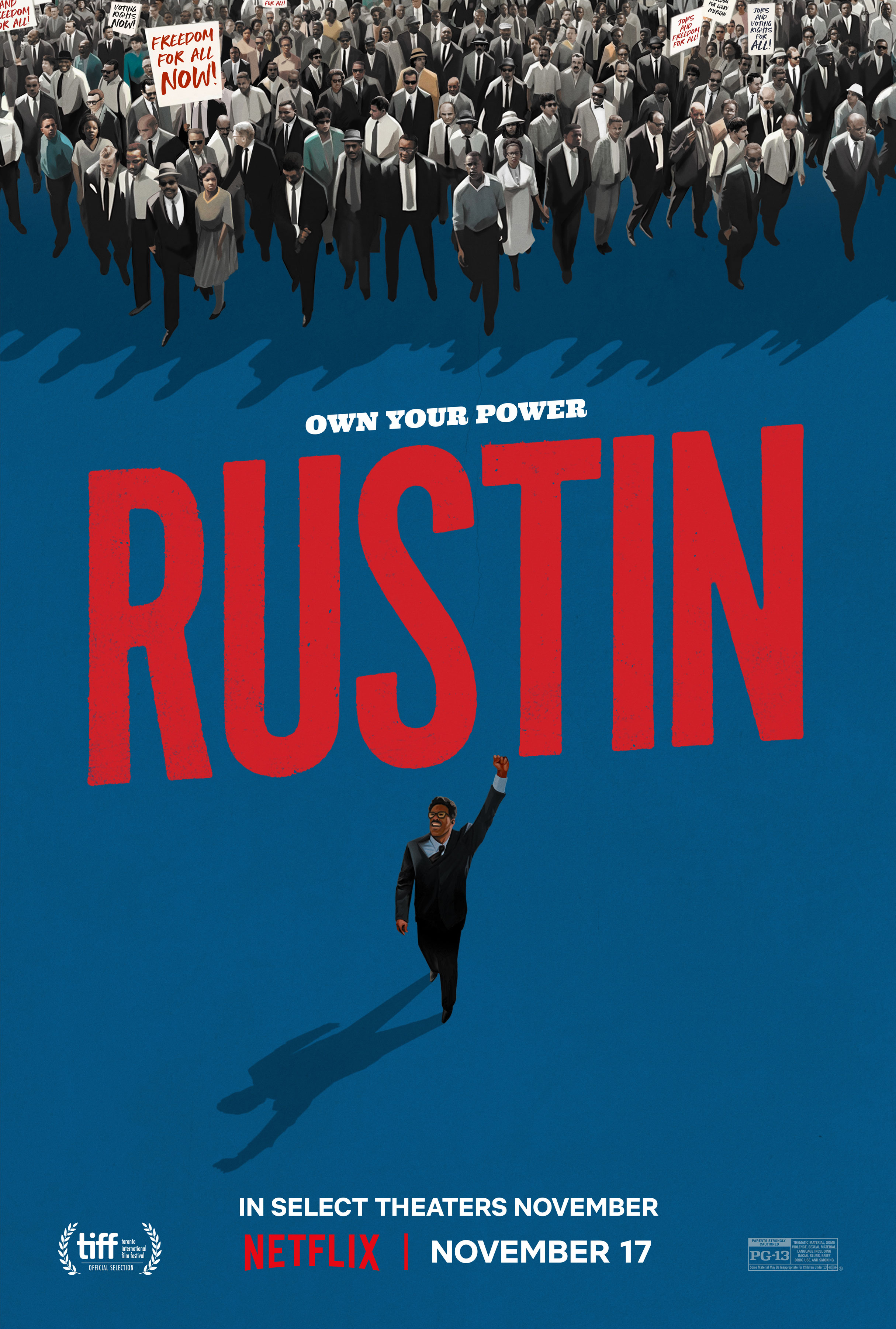 Rustin Teaser Trailer and Poster Revealed for Colman Domingo Netflix Movie