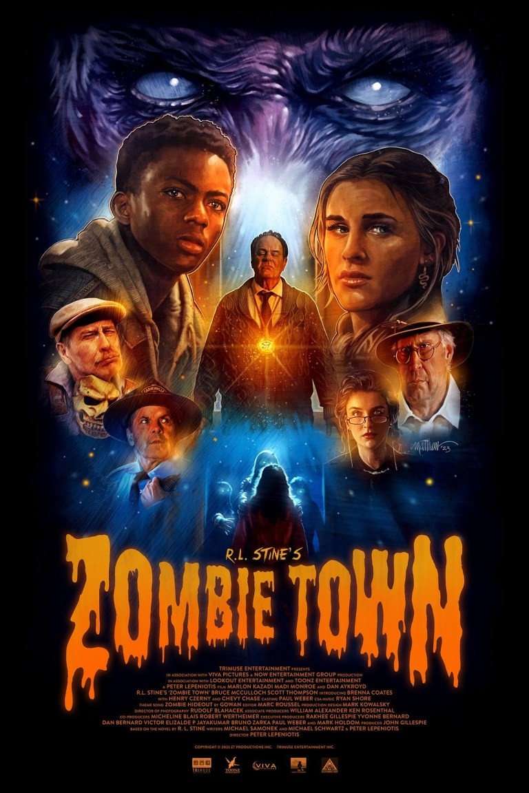 New Zombie Town Poster Unveiled for R.L. Stine Horror Movie