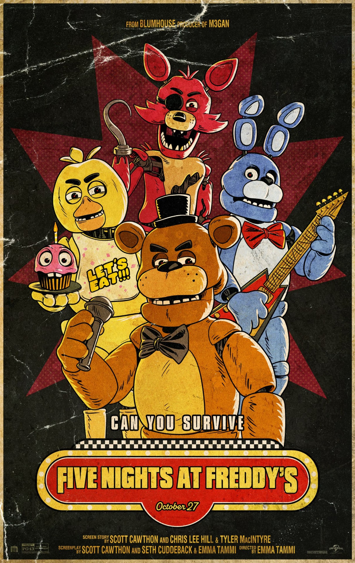 five-nights-at-freddy-s-movie-poster-gets-the-band-back-together