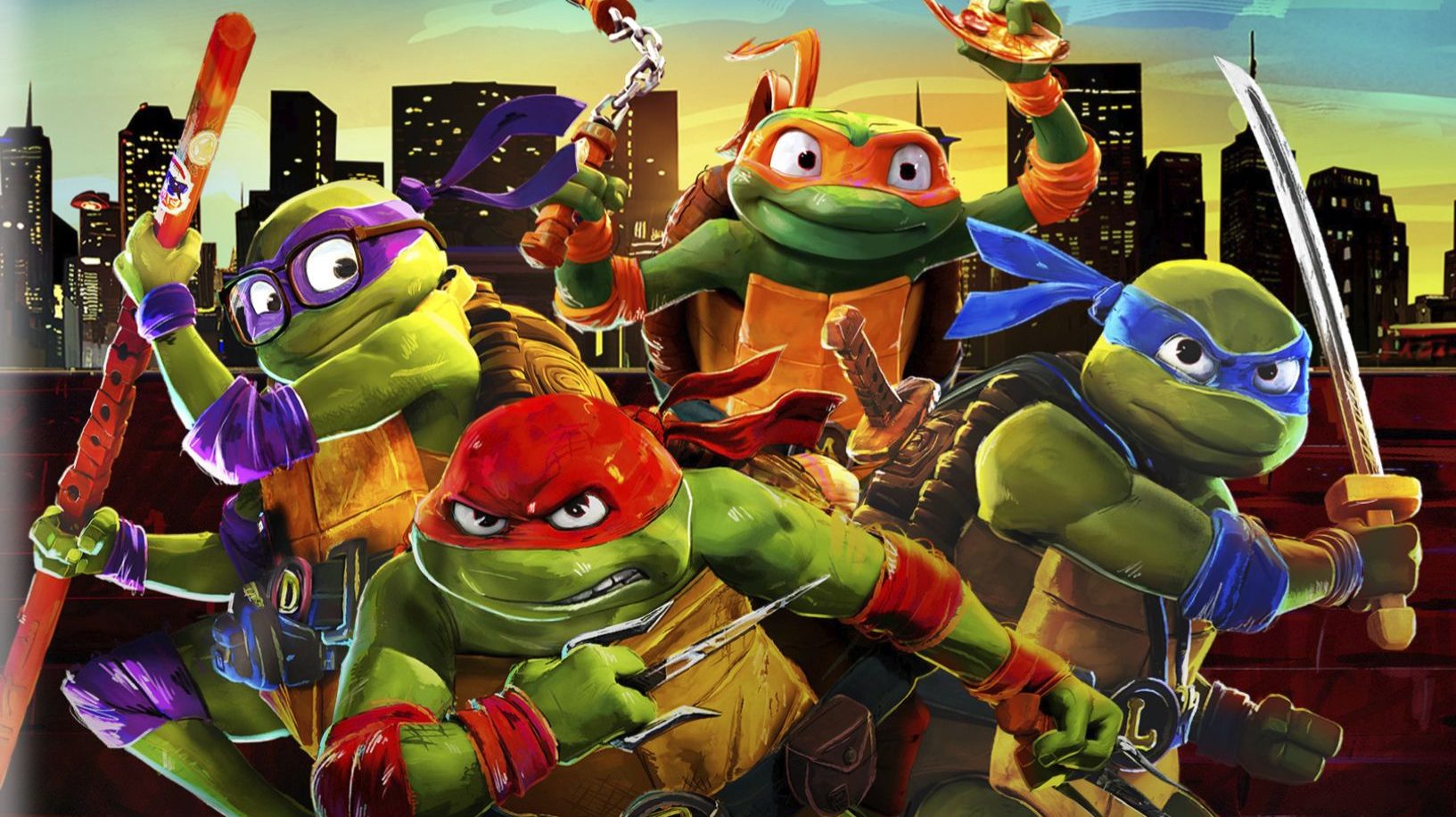 Leonardo Teenage Mutant Ninja Turtles: Mutant Mayhem 4K Wallpaper