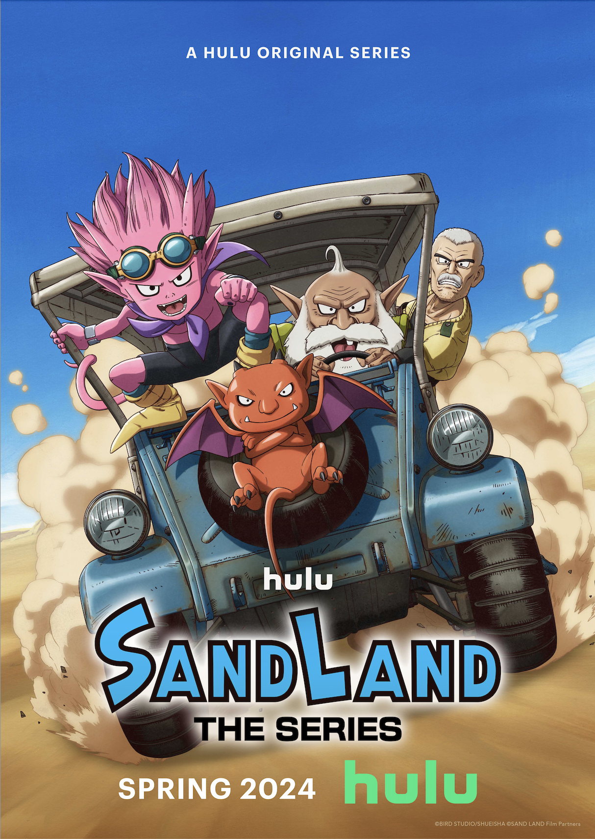 Sand Land Anime Revealed, Hulu Release Window Set