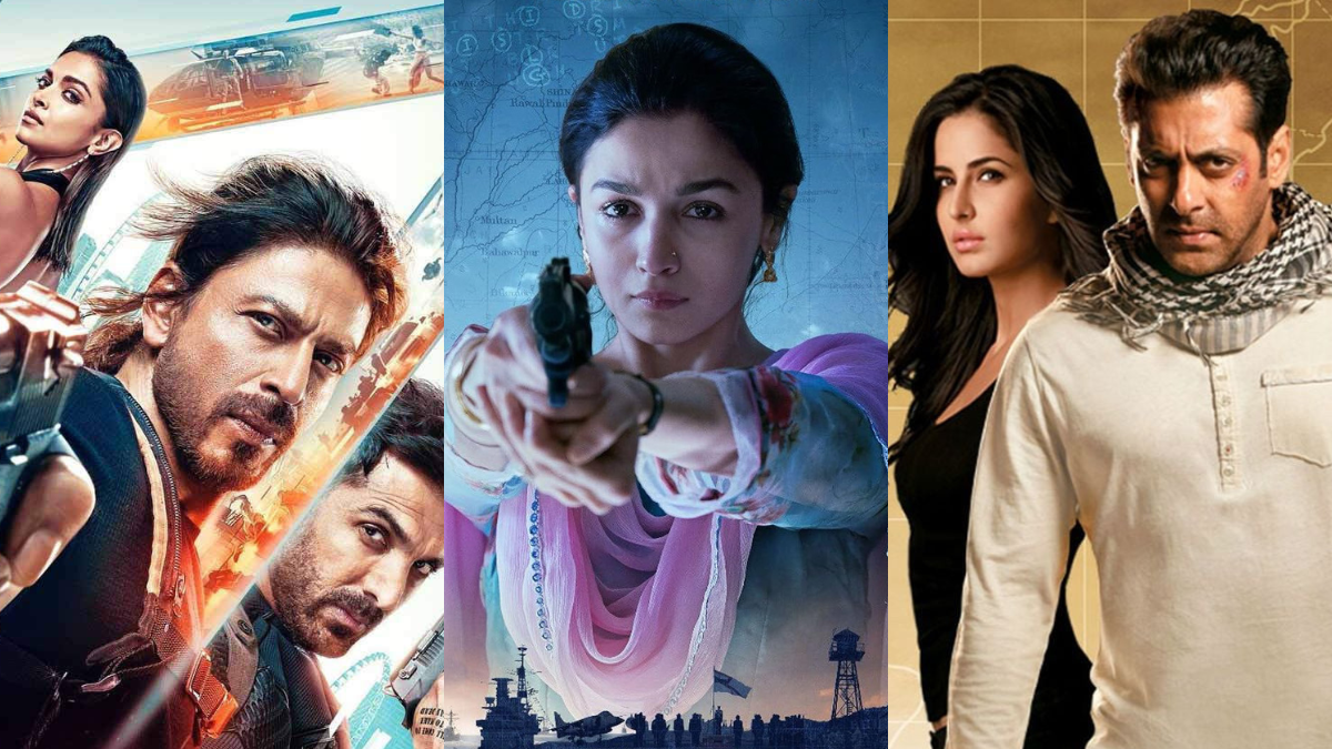 Best Hindi Spy Movies on OTT Pathaan Raazi Ek Tha Tiger More