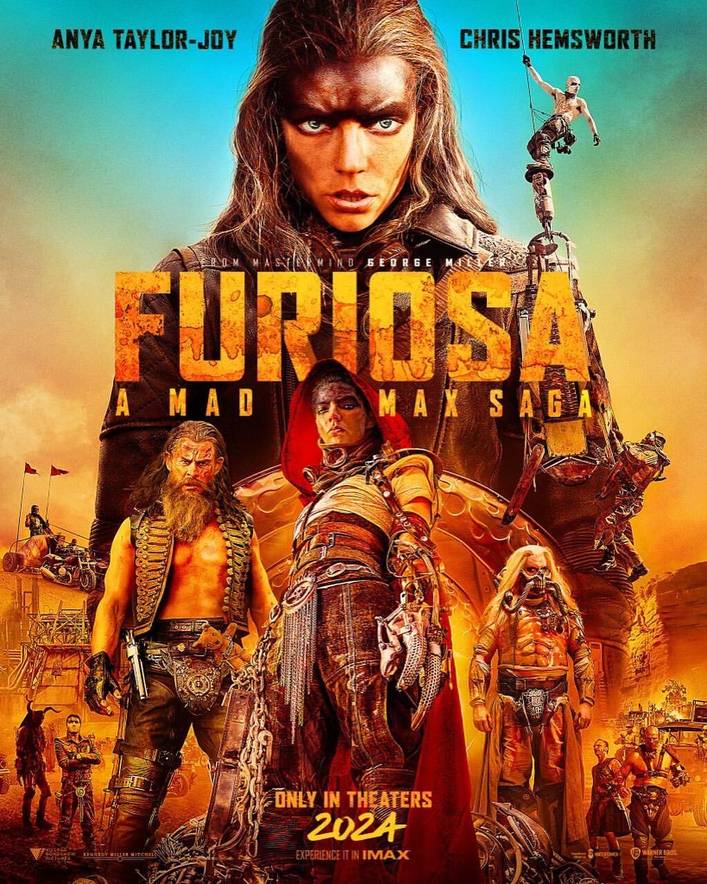 Furiosa: A Mad Max Saga (Anya Taylor-Joy, Chris Hemsworth, Tom Burke ...