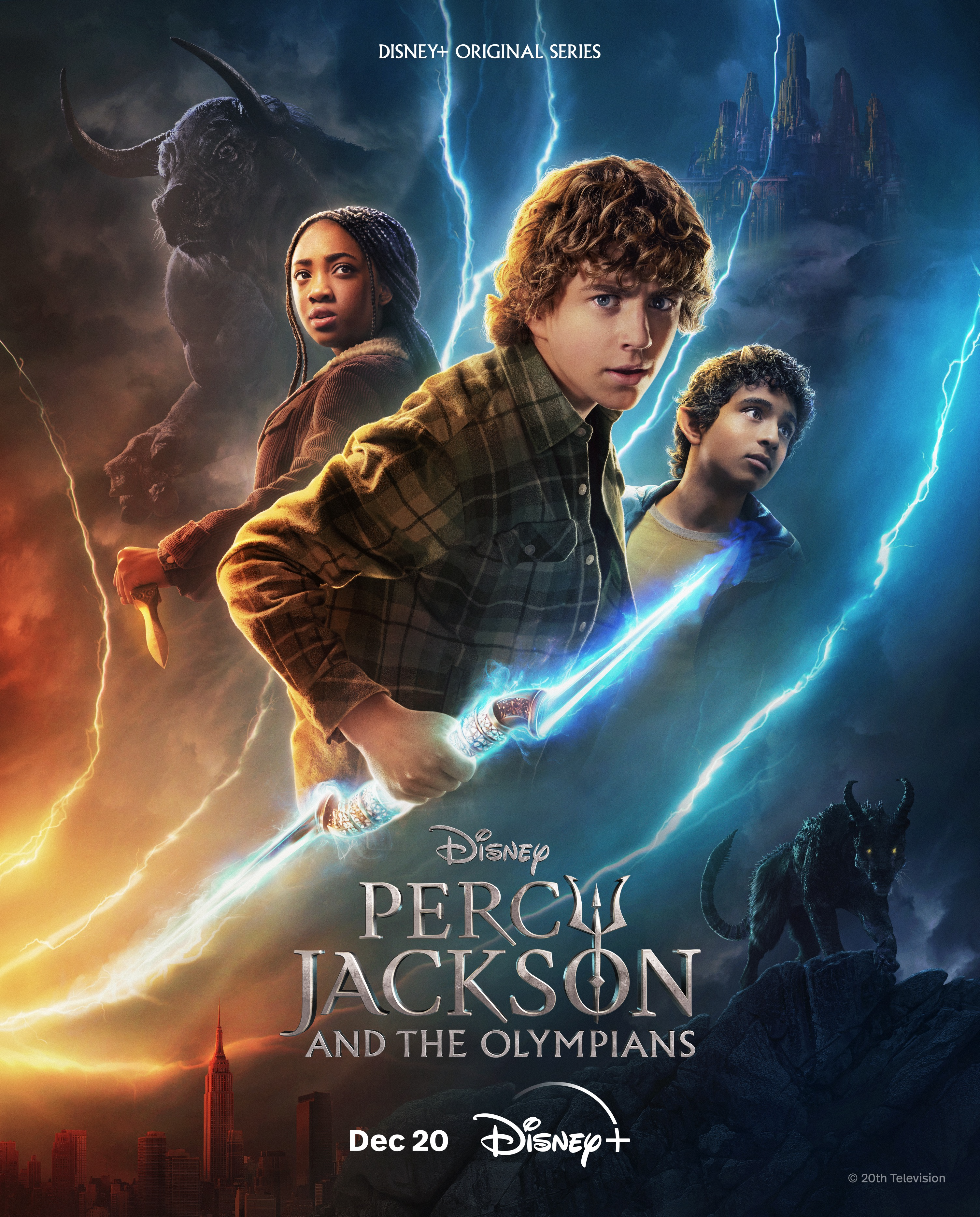 Percy Jackson And The Olympians Poster Previews Premiere Of Disney+ Series