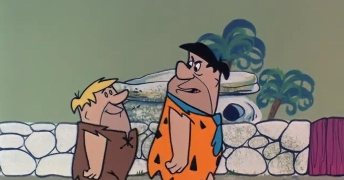 scene from a classic Flintstones episode 