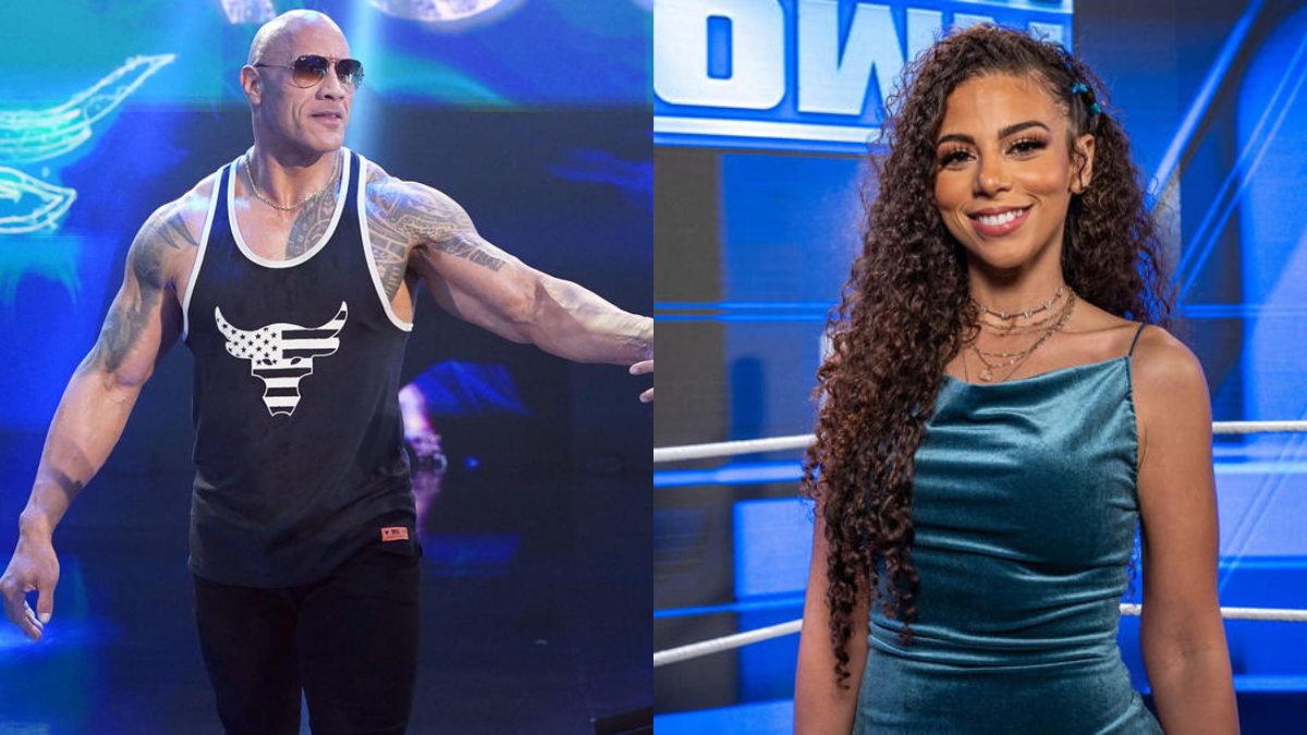 WWE's Samantha Irvin Gets a Message From The Rock After Viral Video