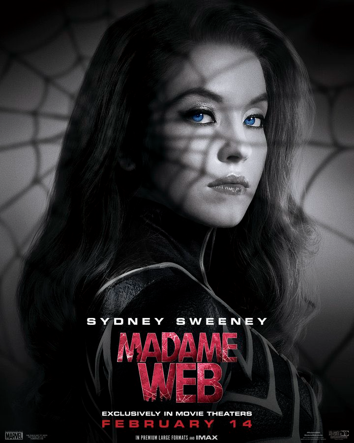 Madame Web Posters Preview Main Cast of Sony Marvel Movie