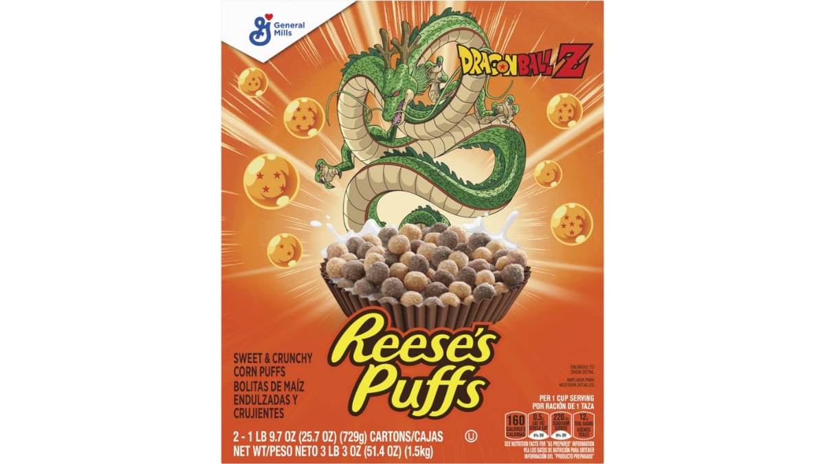 Dragon Ball Z & Reese's Puffs Breakfast Cereal Collab Announced