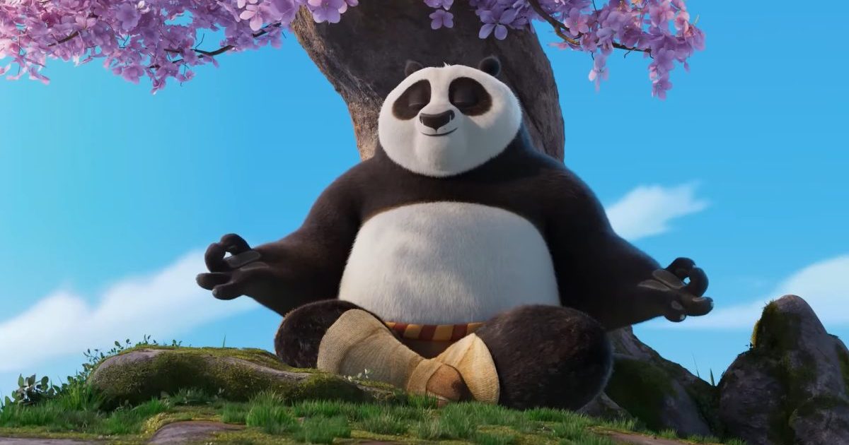 Meditate With Jack Black’s Po in Kung Fu Panda 4 Video