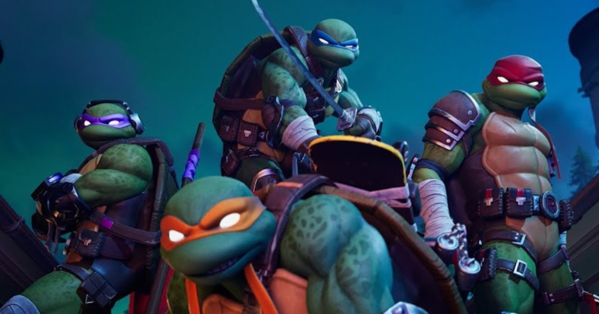 TMNT in Fortnite: Why Do the Teenage Mutant Ninja Turtles Have White Eyes?