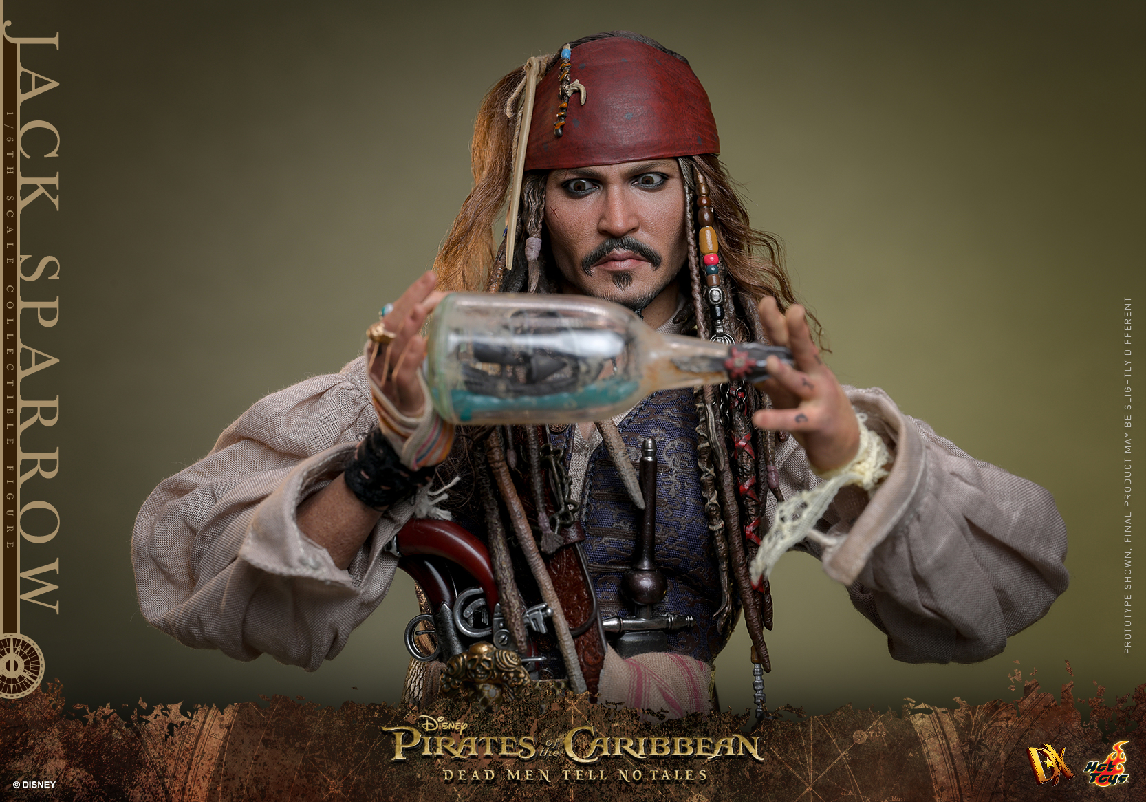 Pirates of the Caribbean Jack Sparrow Hot Toys Figure Revealed by