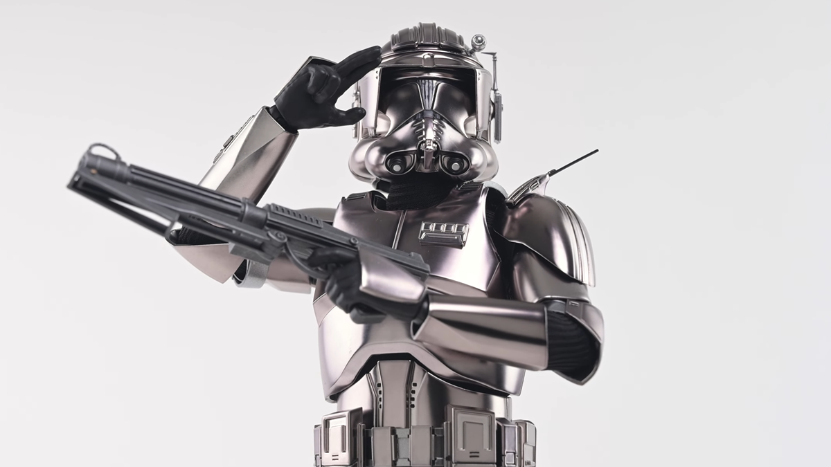 Фигурка Chrome Commander Cody из Star Wars, представленная Sideshow Collectibles