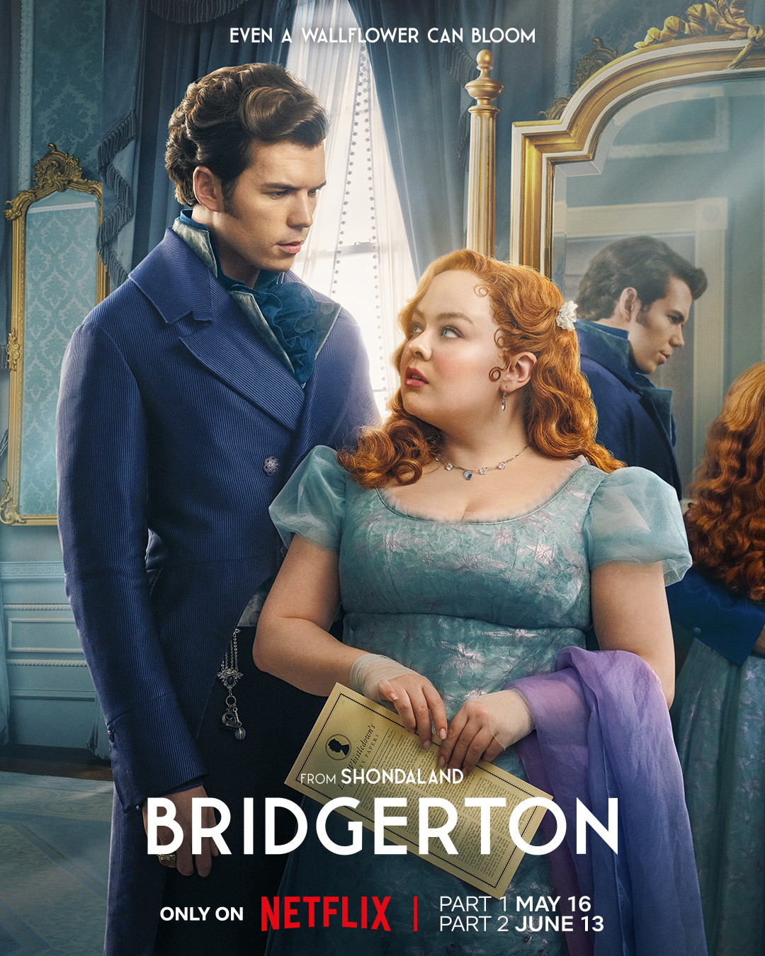 Bridgerton Season 3 Poster Shows Off Colin & Penelope's Chemistry