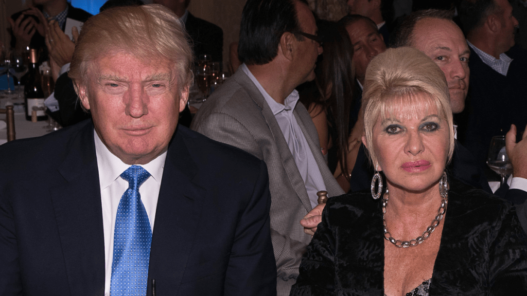 Donald Trump and his ex-wife Ivana Trump