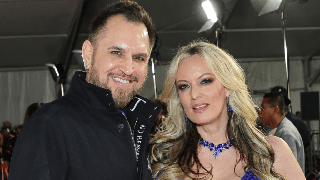 Stormy Daniels and husband Barrett Blade