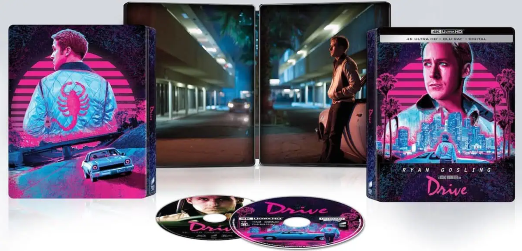 Установлена ​​дата выхода Drive 4K SteelBook для фильма о Райане Гослинге