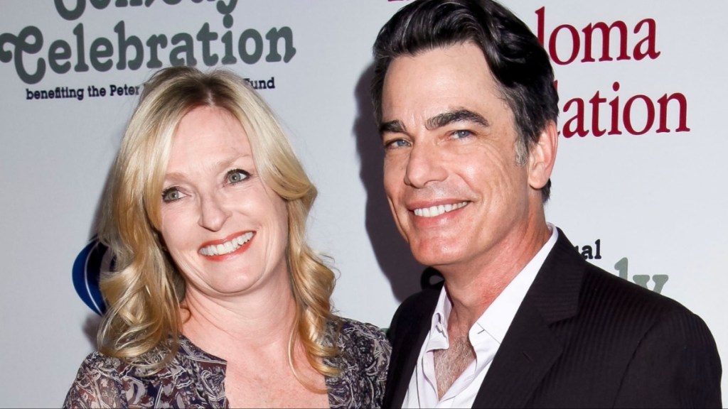 Peter Gallagher wife Paula Harwood