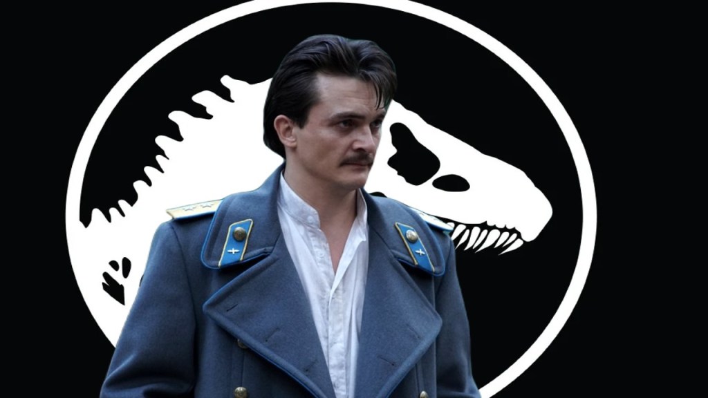 new jurasic world movie 2025 sequel cast rupert friend