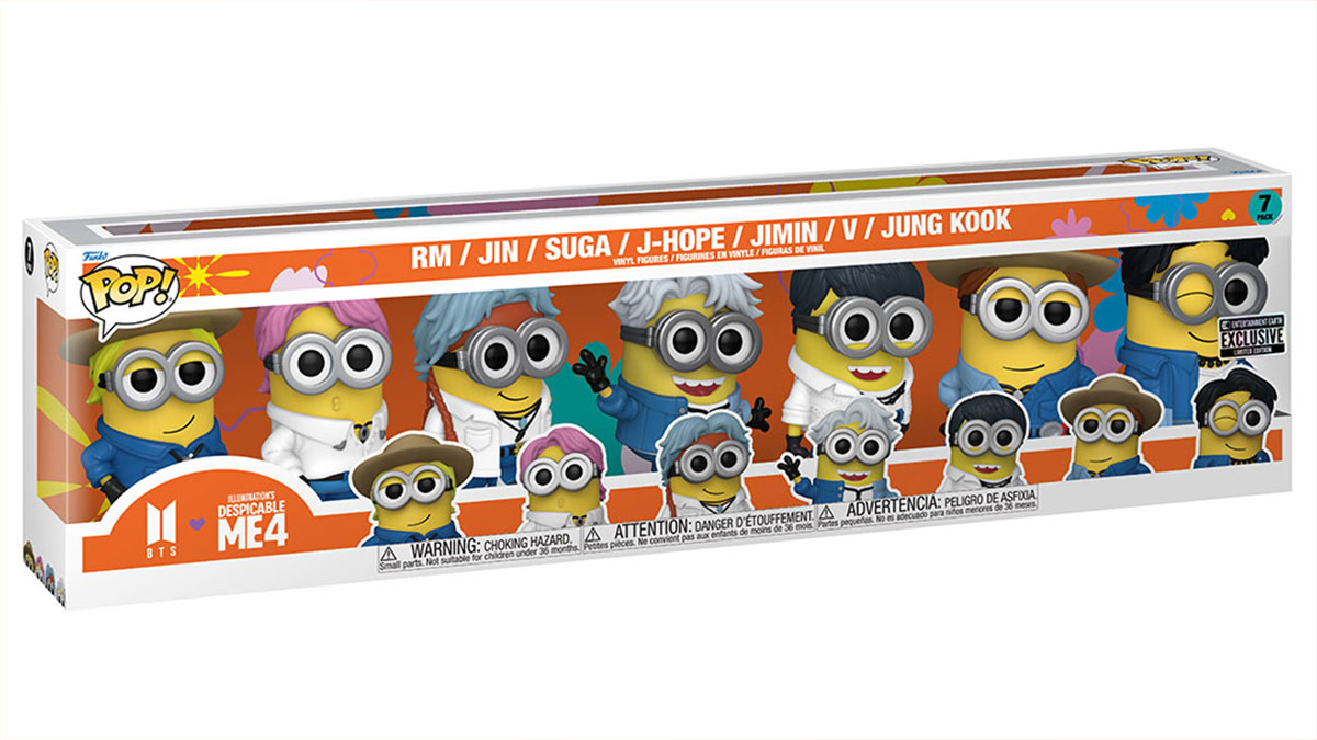 BTS Despicable Me 4 Funko Pop Pre-Orders Turn the Bangtan Boys into Minions