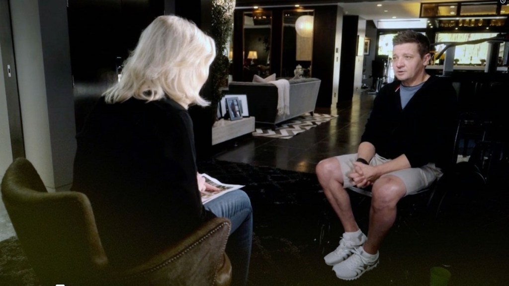 Jeremy Renner: The Diane Sawyer Interview Streaming: Watch & Stream Online via Disney Plus