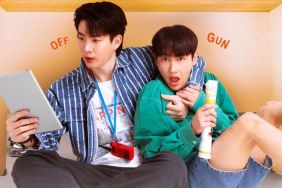 Off Jumpol and Gun Atthaphan in The Trainee poster
