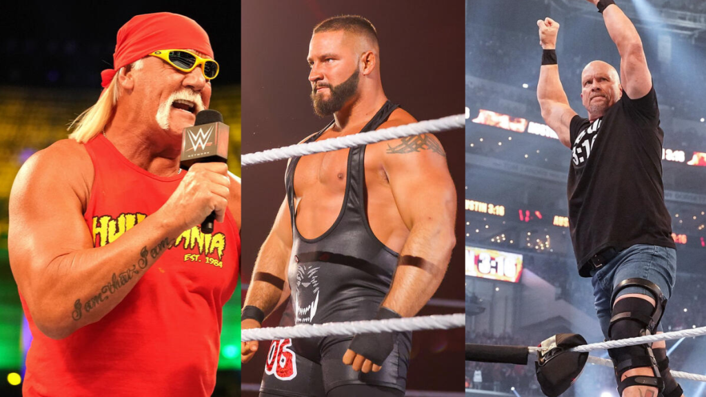 WWE's Hulk Hogan, Bron Breakker and Stone Cold