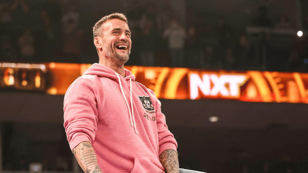 CM Punk Present Backstage at WWE NXT Battleground 2024