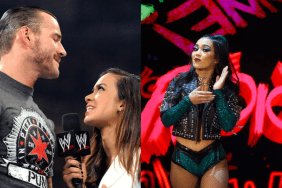 AJ Lee and WWE star CM Punk and Roxanne Perez