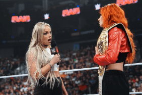 Former WWE Women's Champion Becky Lynch and Liv Morgan on RAW