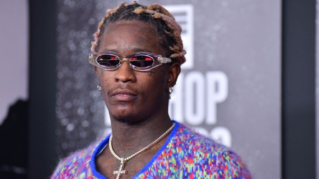 Young Thug, who is in jail now, attends the 2021 BET Hip Hop Awards