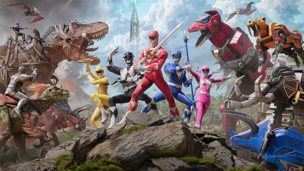 Ark Power Rangers Crossover Features Weapons, Skins, and Zords