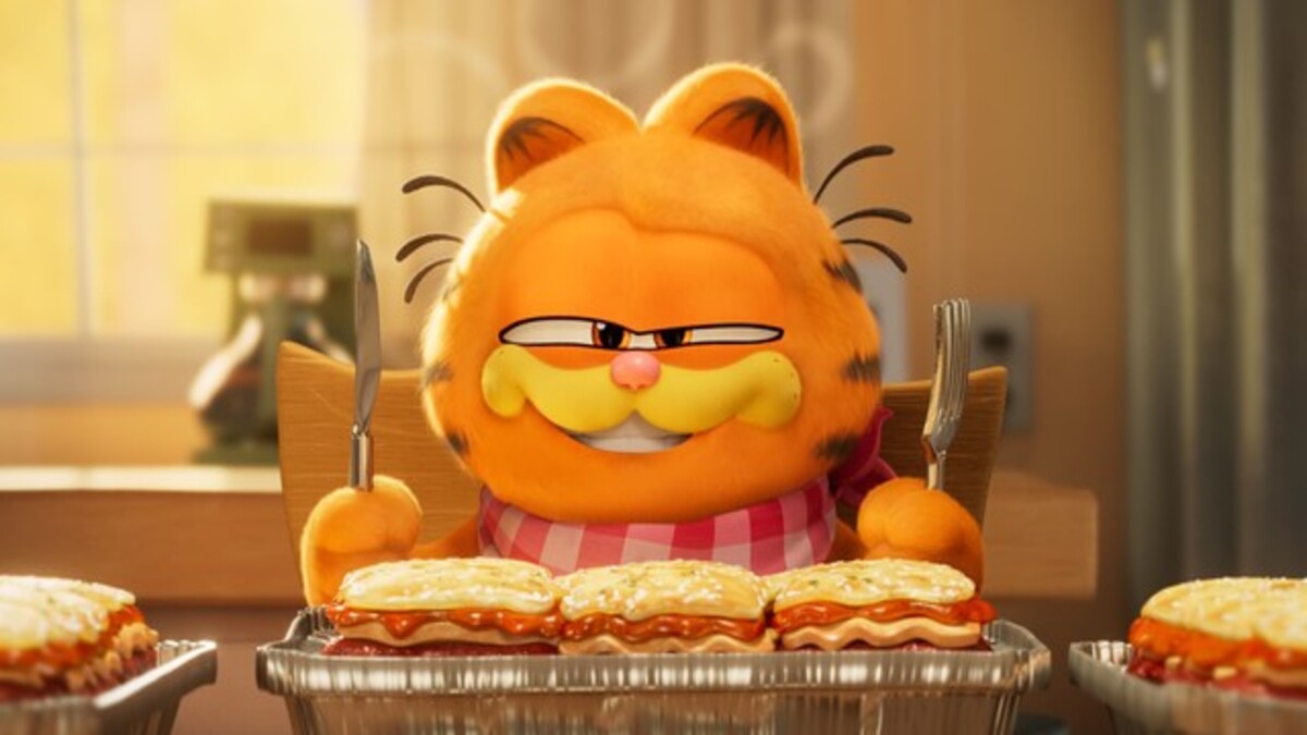 Exclusive The Garfield Movie Clip Shows Chris Pratt Recording Lines