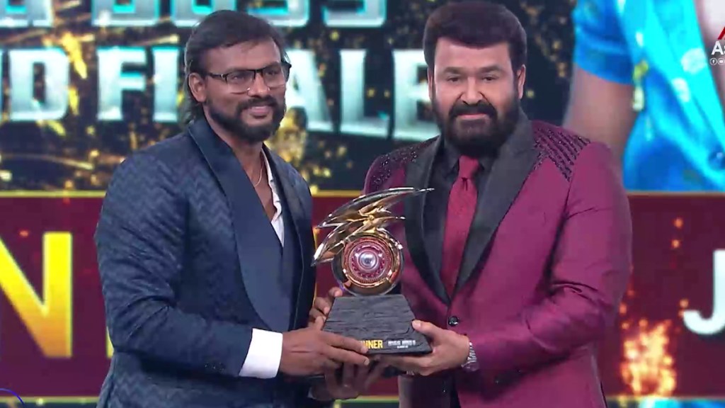Bigg Boss Malayalam Season 6 Winner: Jinto Bodycraft Wins Trophy