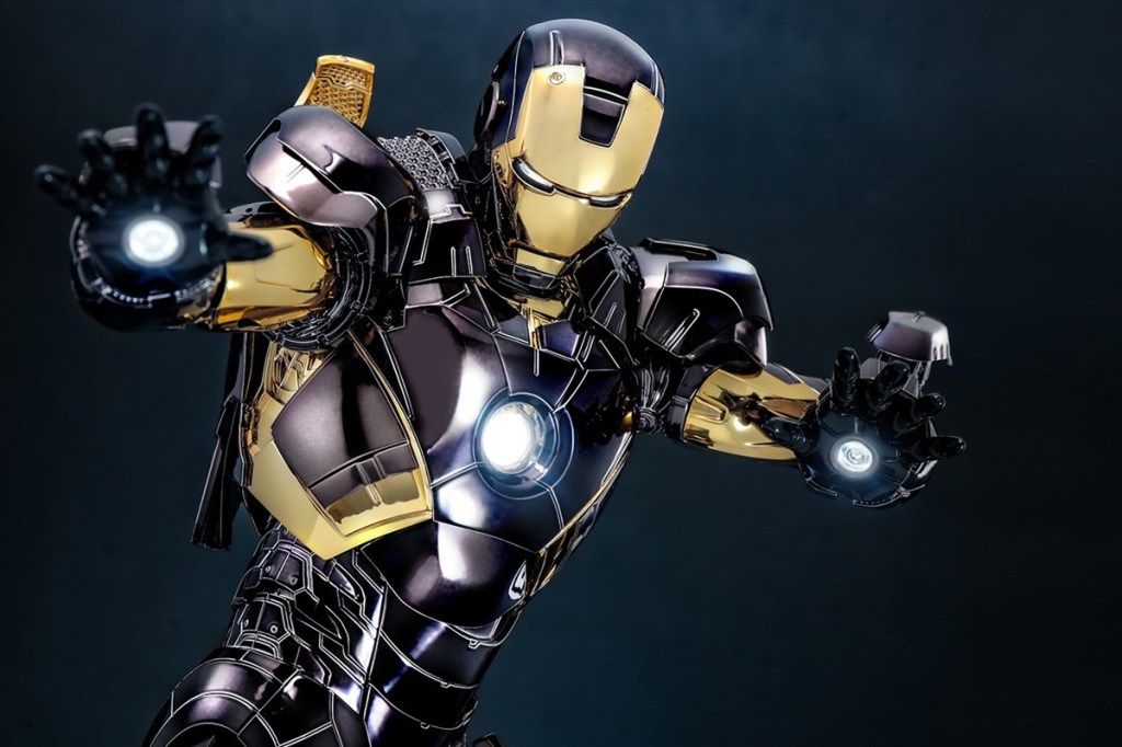Black and Gold Iron Man Sixth Scale Figure Unveiled by Sideshow